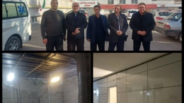 بازدید سرزده معاون توسعه دانشگاه از پروژه اورژانس و سی‌تی‌اسکن بیمارستان بوعلی